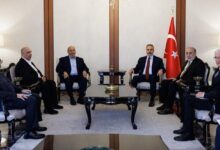 دیدار وزیر خارجه ترکیه با هیئت ارشد حماس دیدار وزیر خارجه ترکیه با هیئت ارشد حماس